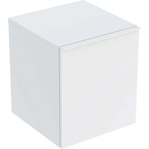 Geberit Acanto Seitenschrank mit 1 Schublade 1 i.Schubl., 45,2x52x47,5cm, weiß matt