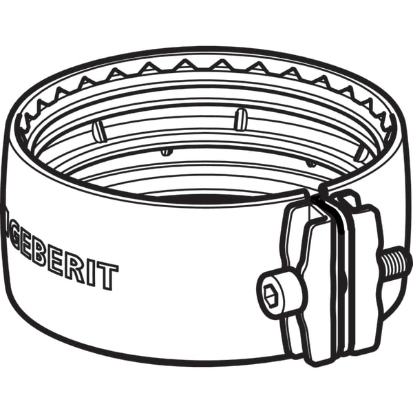 Geberit Silent-db20 Spannverbinder CrTi-Stahl d135