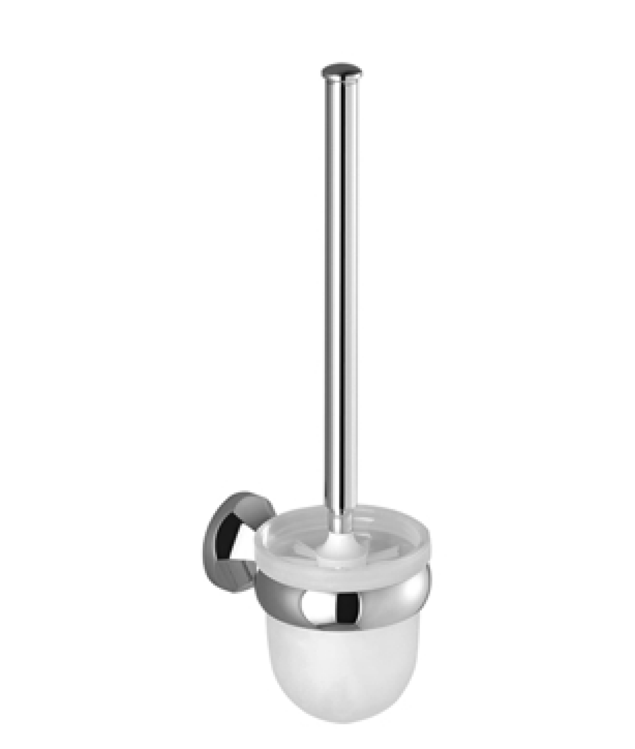 DO Toiletten-Bürstengarnitur, Wandmodell MADISON 83900361 Platin gebürstet