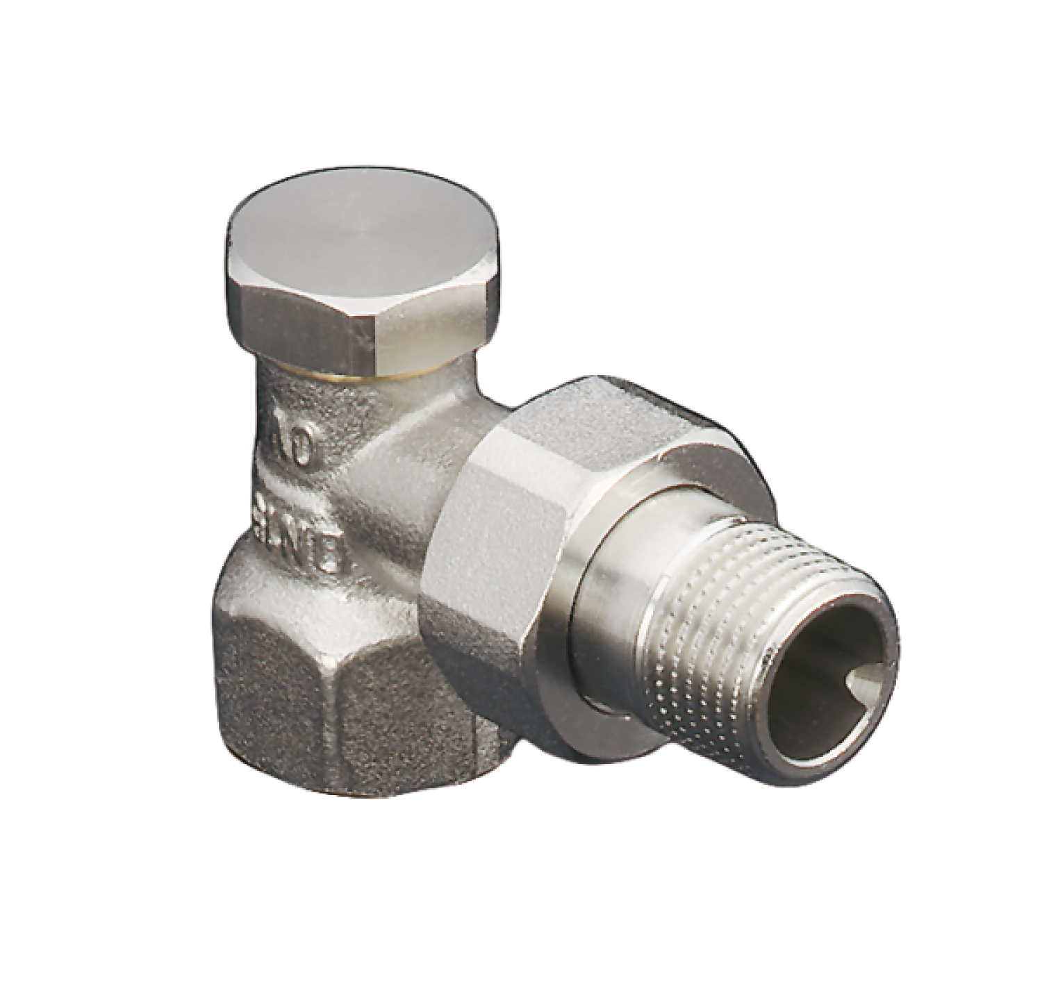 OVENTROP-HK-Verschraubung "Combi 2" DN15, 1/2", PN10, Eck, Ms, vernickelt