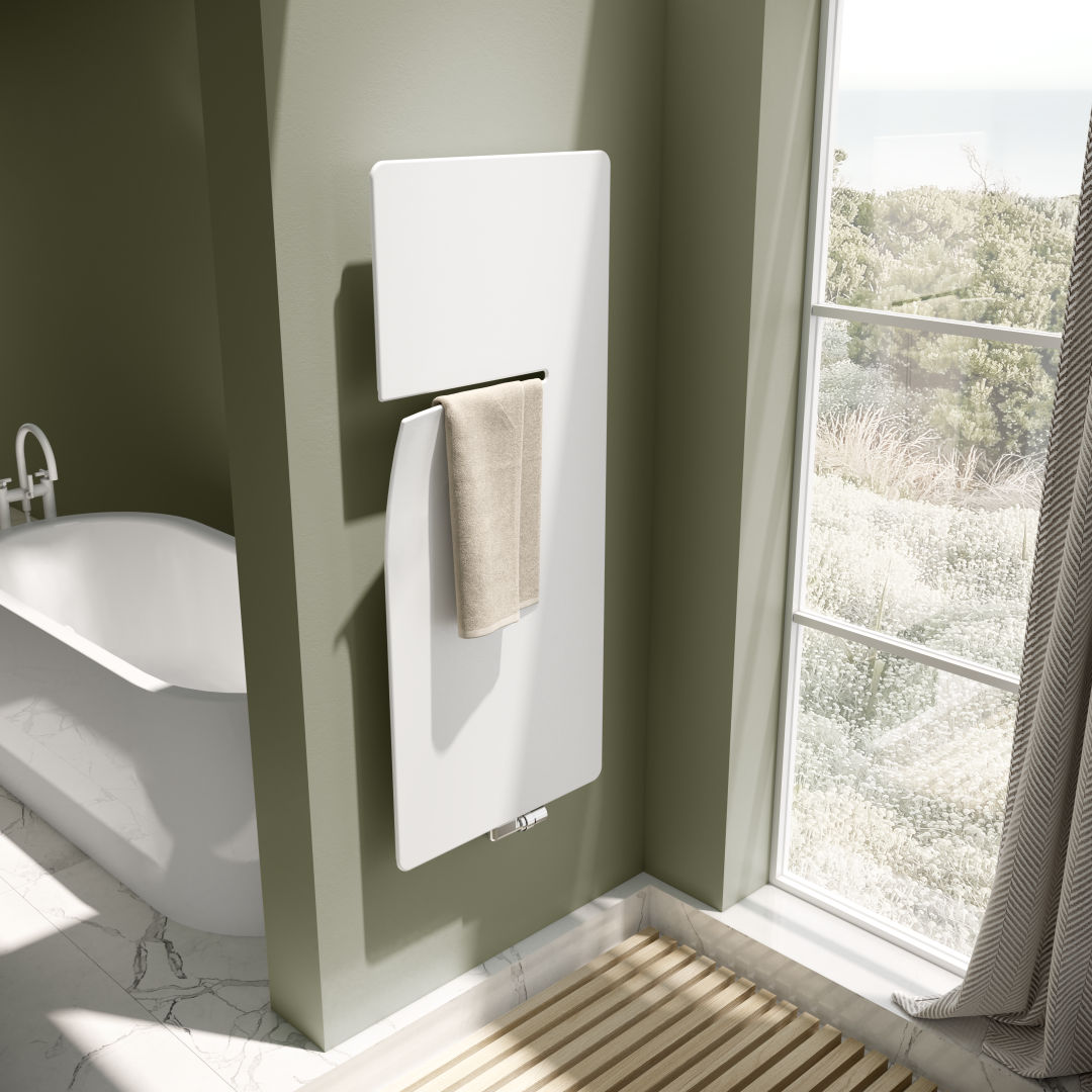 Kermi Ineo 1800mm x 600mm x 85 mm QN=931 W, onyx, Ausf. Rechts