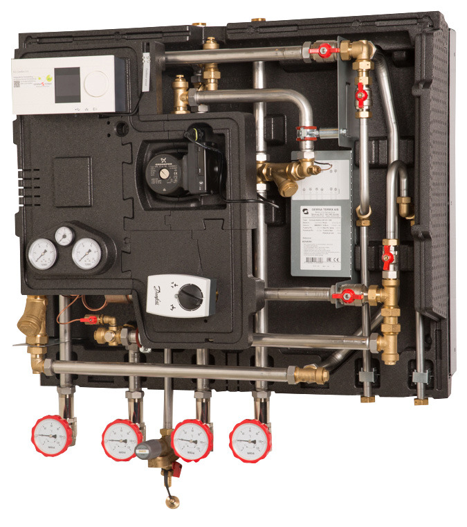 Danfoss Hausstation Compact 28 VX-FI-PS Typ 1, ECL310/P348, HE:60kW