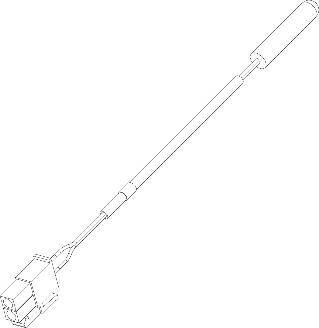 BOSCH Ersatzteil TTNR: 8733703181 Temperaturfühler 200 mm, 10 kOhm