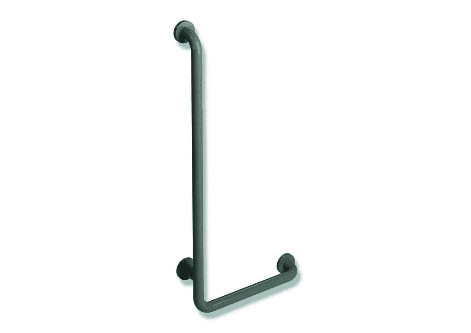 HEWI Winkelgriff Ser 801, d:33, AM:900mm, W:400mm felsgrau