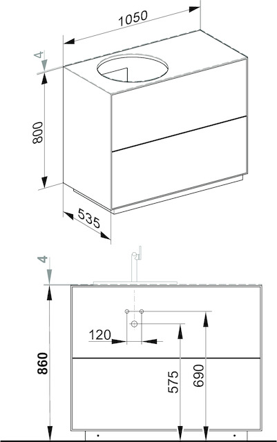KE WUB Standm. Edition Lignatur 33371 f. Vari.-WT L. 2 Ausz. Eiche