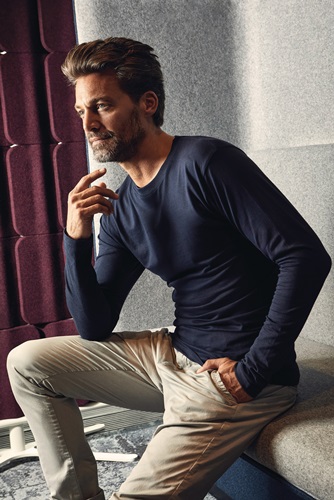 Langarm-T-Shirt Men’s Premium Gr.L schwa rz PROMODORO Langarm-T-Shirt Men’s Premium Gr.L schwa rz PROMODORO