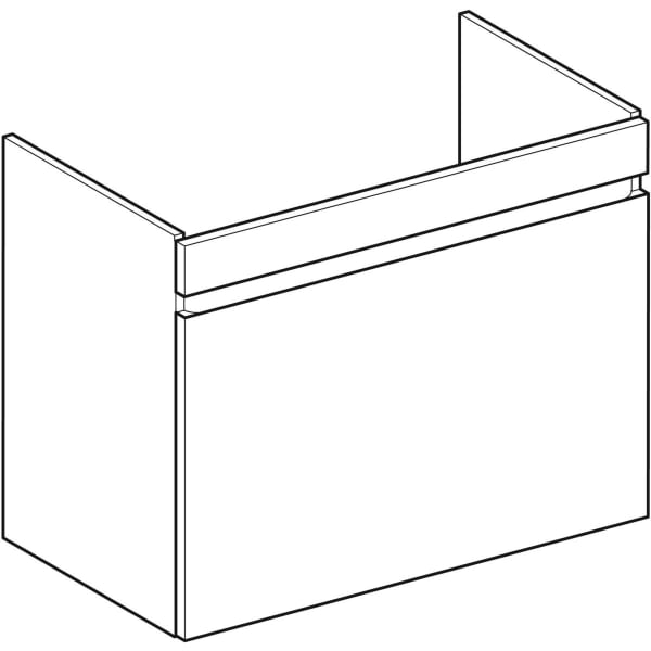 Geberit Renova Plan US f. WT, mit 1 Schublade u. Innenschubl., 78,2x60,6x44,6cm, lava