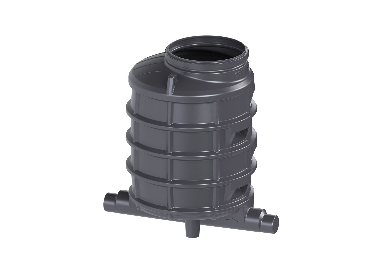 KESSEL-Standardschacht GT LW1000 H: 1570,DN150/200,1 Zulauf,li.,45 Grad
