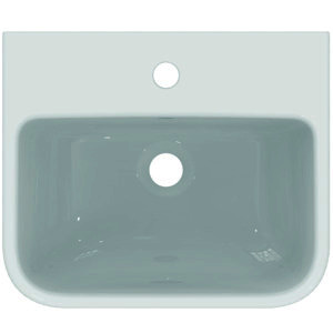 IS Handwaschbecken i.life B 1Hl. m.Ül. 450x380x160mm Weiß