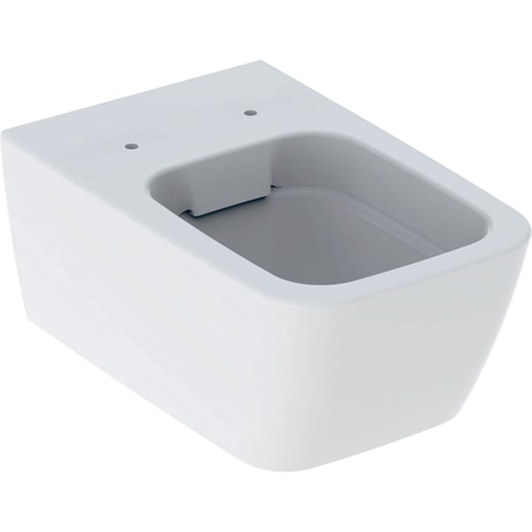 Geberit iCon Wand-WC eckig, Tiefspüler geschlossene Form, Rimfree, weiß, Tect