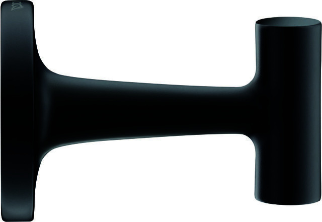 DU Starck T Handtuchhaken, Schwarz Matt, 50x73x50