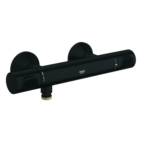 GROHE THM-Brausebatterie Grohtherm 500 34793 Wandmontage matt black GROHE THM-Brausebatterie Grohtherm 500 34793 Wandmontage matt black