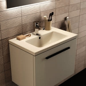 IS Waschtischarmatur Ceraplan H75 m.Ablaufgarn. Ausld.103mm Chrom