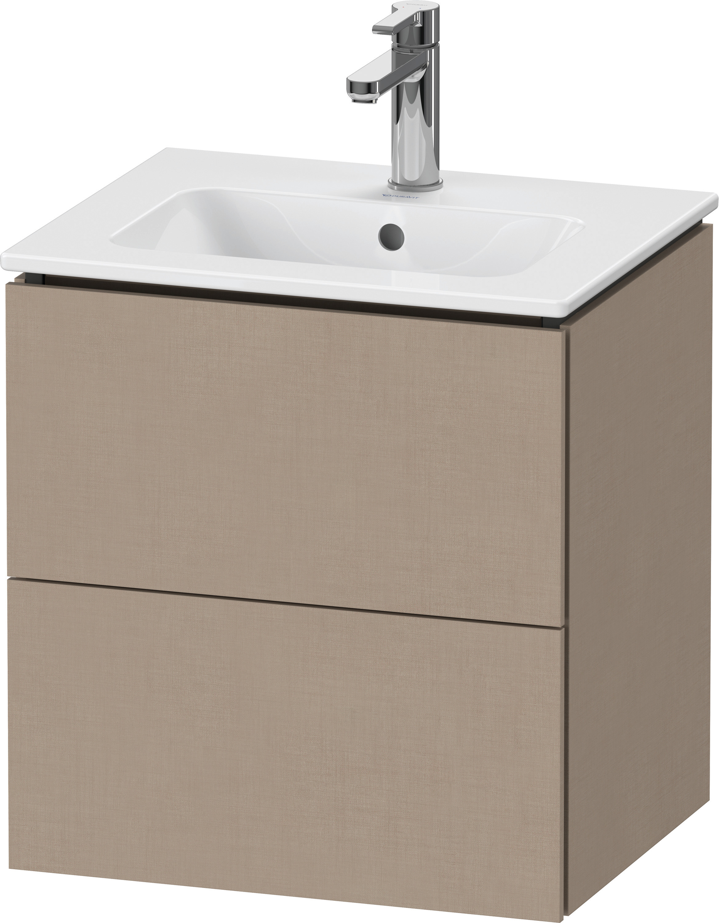 Duravit WTU L-Cube wandhängend, 2 Schubk. 500x520x421mm, Leinen