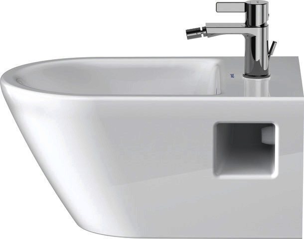 DU Wandbidet D-Neo, 540mm, Weiß mit ÜL, mit HLB, 1 HL