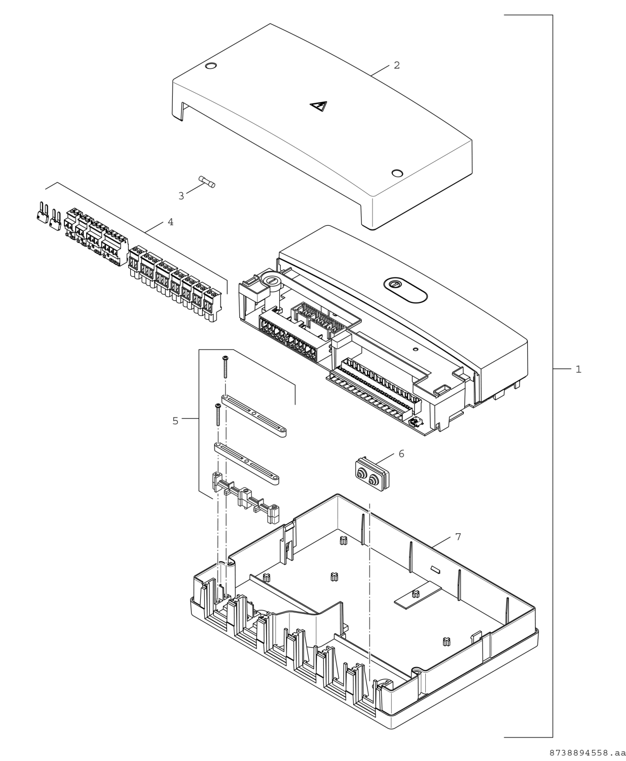 BOSCH Wohnungslüftungsgerät V5001 C 450E mit Enthalpiewärmetauscher, 450m3/h