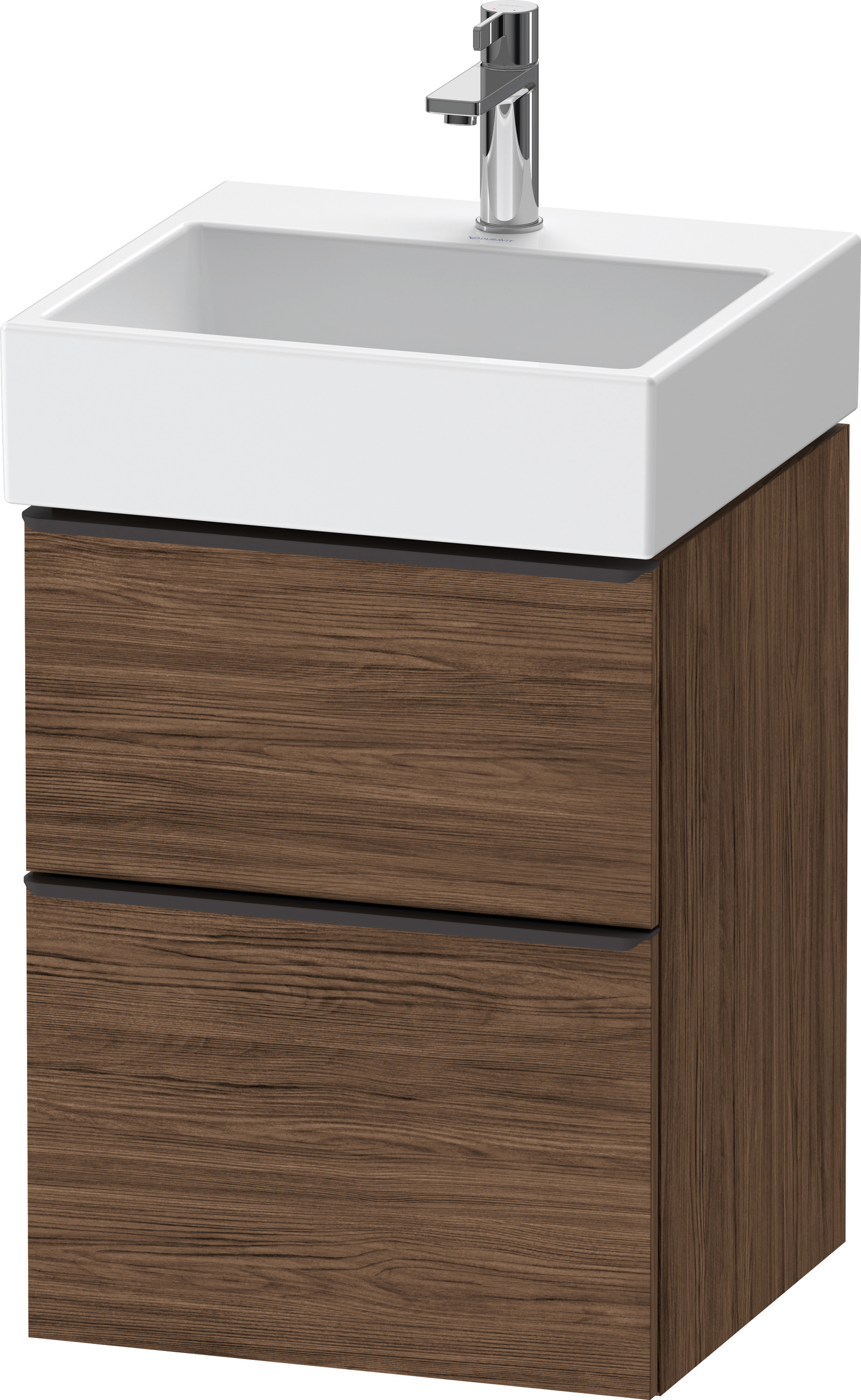 Duravit D-Neo WTU,Ausz:1,Schubk:1,GR:Dia.Schw 484x442x625mm,Wandh,Nussb.Dkl.Matt,Dek.