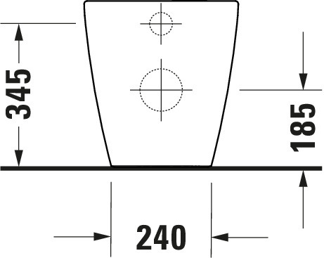 Duravit SWC D-Neo 650mmm, weiß, rimless, TS, Abg.waagr., BTW, Bef.inkl., HYG