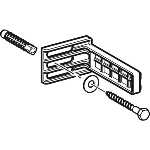 Geberit Befestigungswinkel 12 cm, für UP-SPK