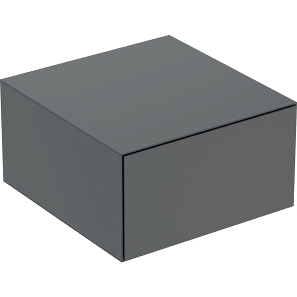 Geberit ONE Seitenschrank mit 1 Schubl. 45x24,5x47cm, lava matt