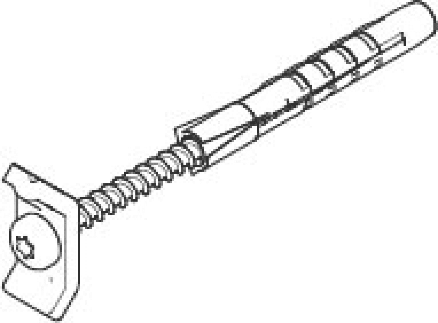 DO Befestigungssatz ERSATZTEILE 05172071600 5 x 60 x 5 mm
