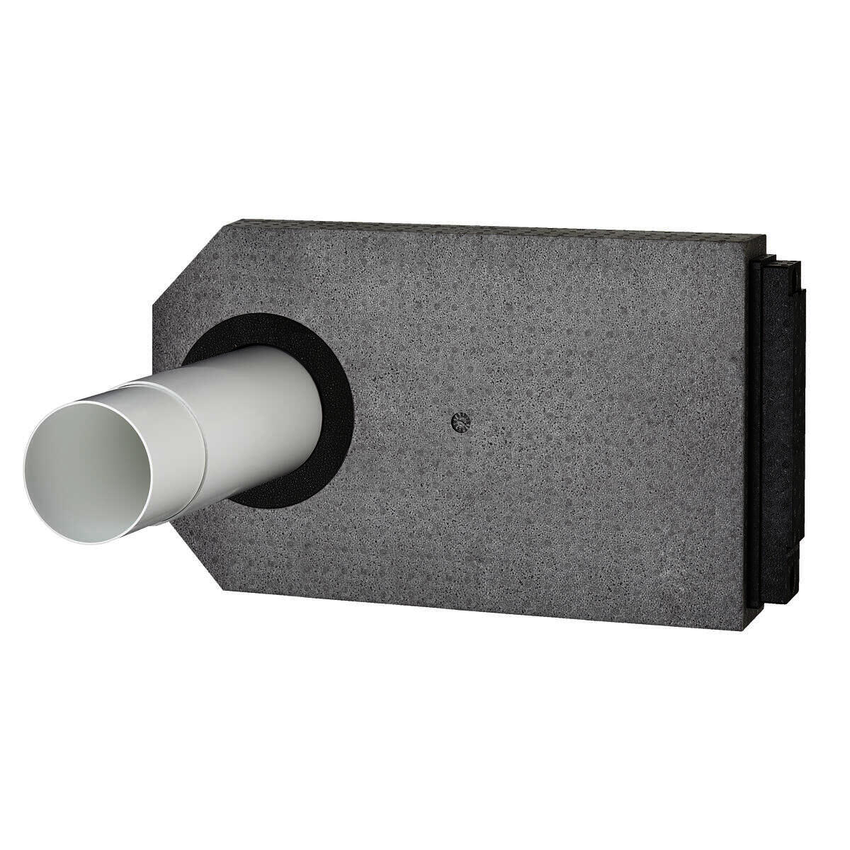 Helios ZRL 125 Rohbaupaket Laibung mit Teleskoprohr DN125, 260-500mm
