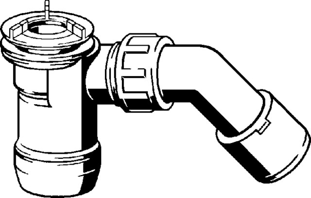 Viega Funktionseinheit Duoplex 6934.1 in 70mm x DN40/50 Kunststoff weiss