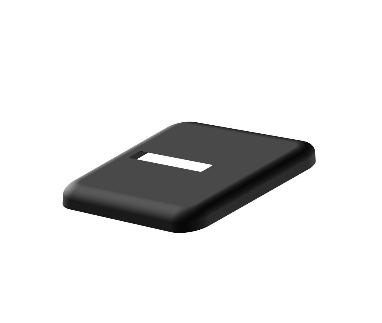 Kermi Blende für Konsolenfuß Kunststoff weiß, Fertigbodenmontage, Rohr 60x10 mm