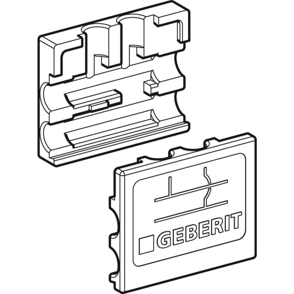 Geberit Dämmbox zu Geberit Kreuzungs-T-Stück