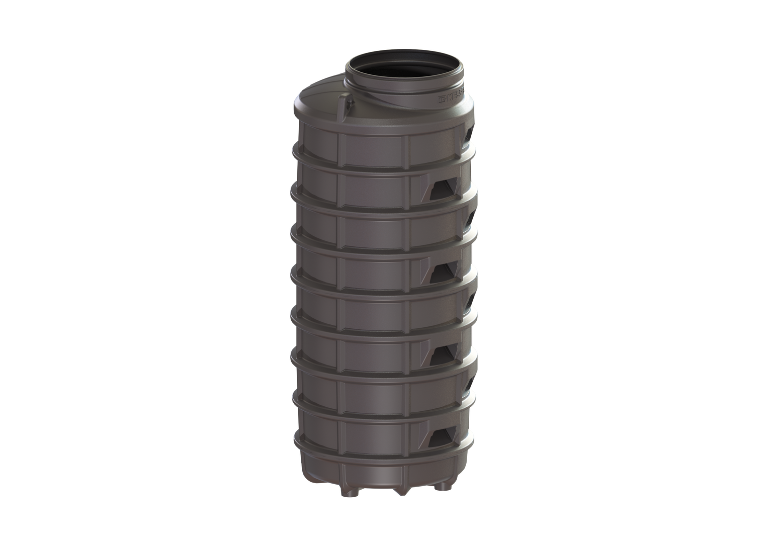 KESSEL-Standardschacht GT LW1000 Höhe 2550 mm, gechlossenes Bodenteil