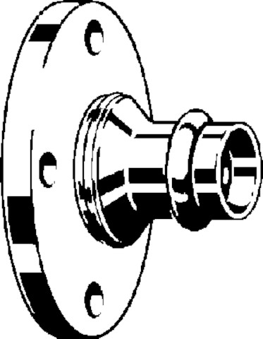 Viega Flansch mit SC Sanpress 2259.5 in 28mm Siliziumbronze