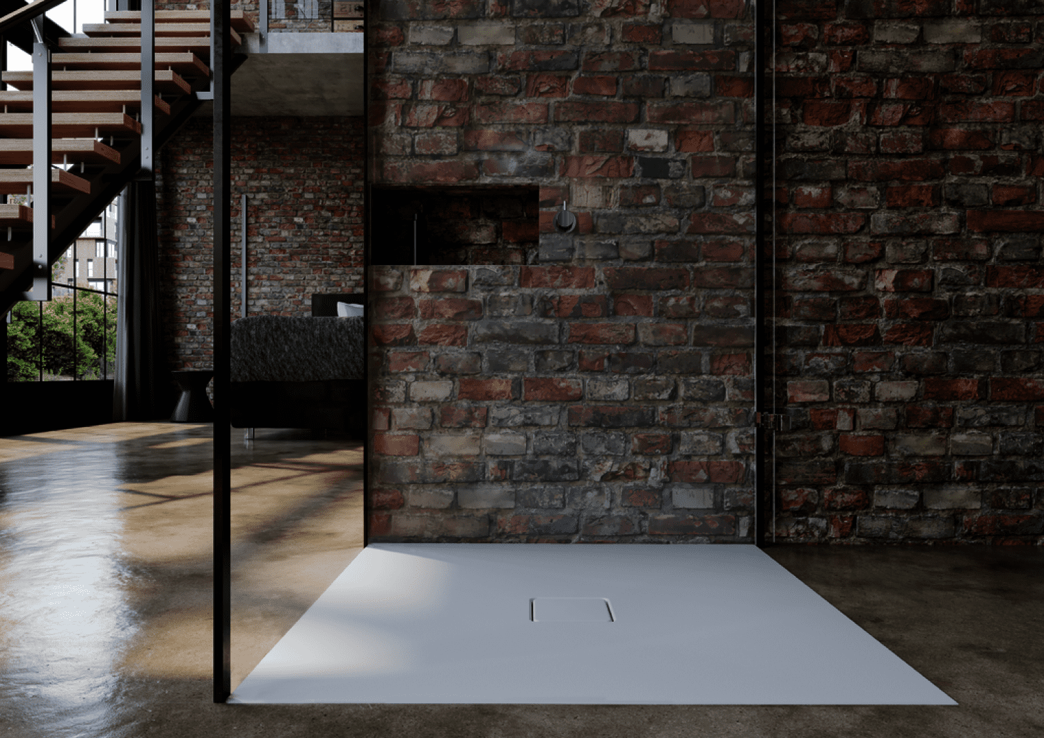 KA DW CONOFLAT mit Wannenträger Mod. 855-2,800x1500mm,alpwe,PEFF,VAS,m. WT