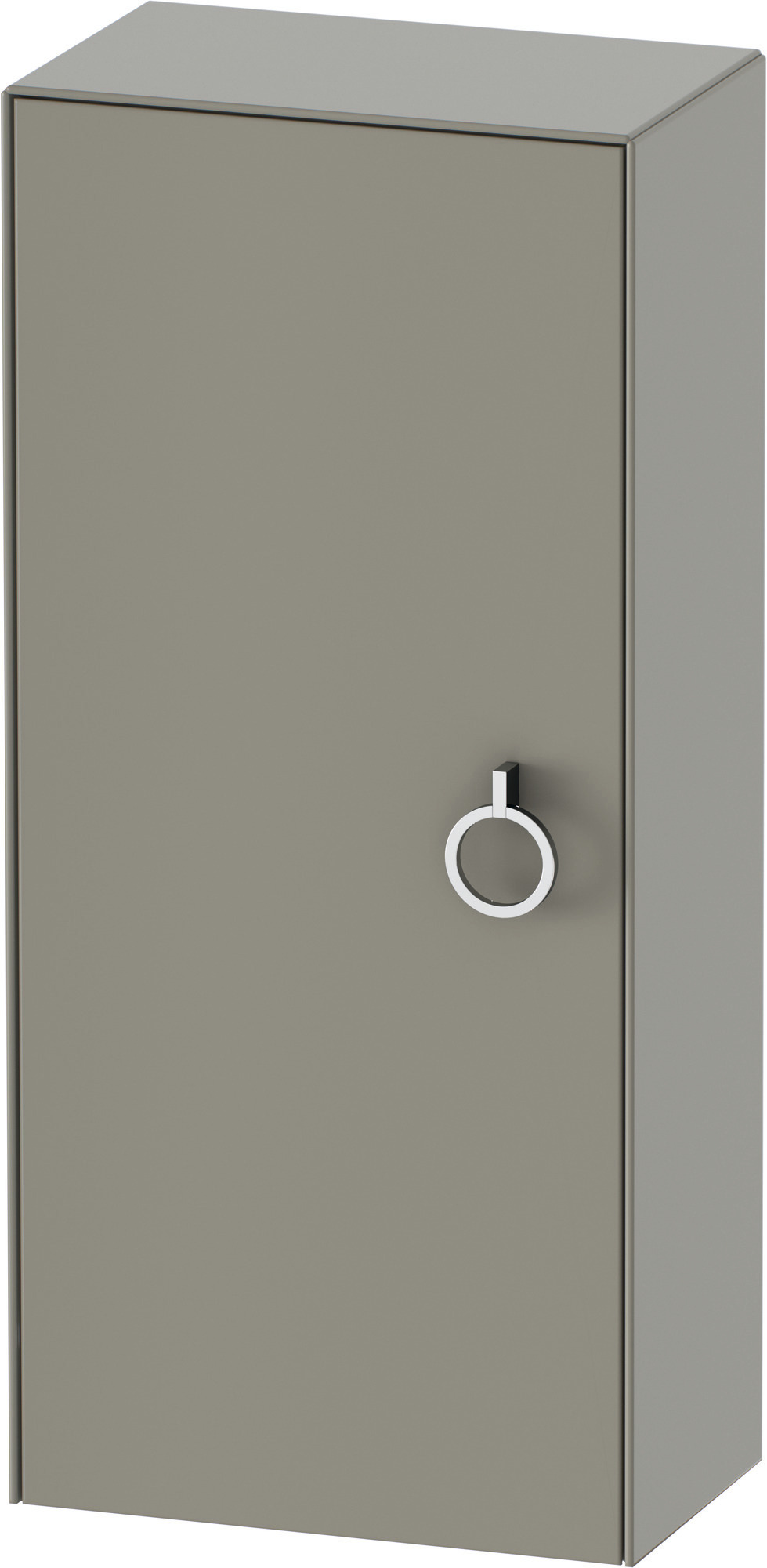 Duravit Halbhochschrank White Tulip,m.Griff TA l.,880x400x240,Steingrau Seidenmatt