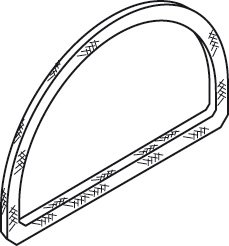 BOSCH Ersatzteil TTNR: 87381209070 Dichtschnur 20x20x1430