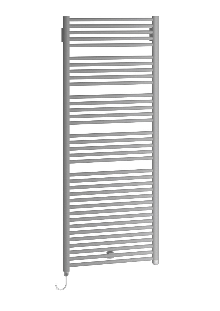 Kermi Geneo circle-E BH810x40x431mm P=400W,glanzsilber,WRS weiß,links