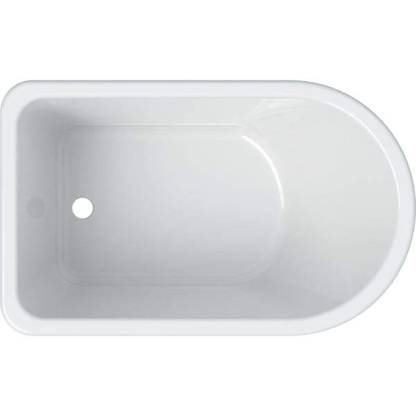 Geberit Bambini asymmetrische Badewanne 47x28,5x76,5cm, weiß