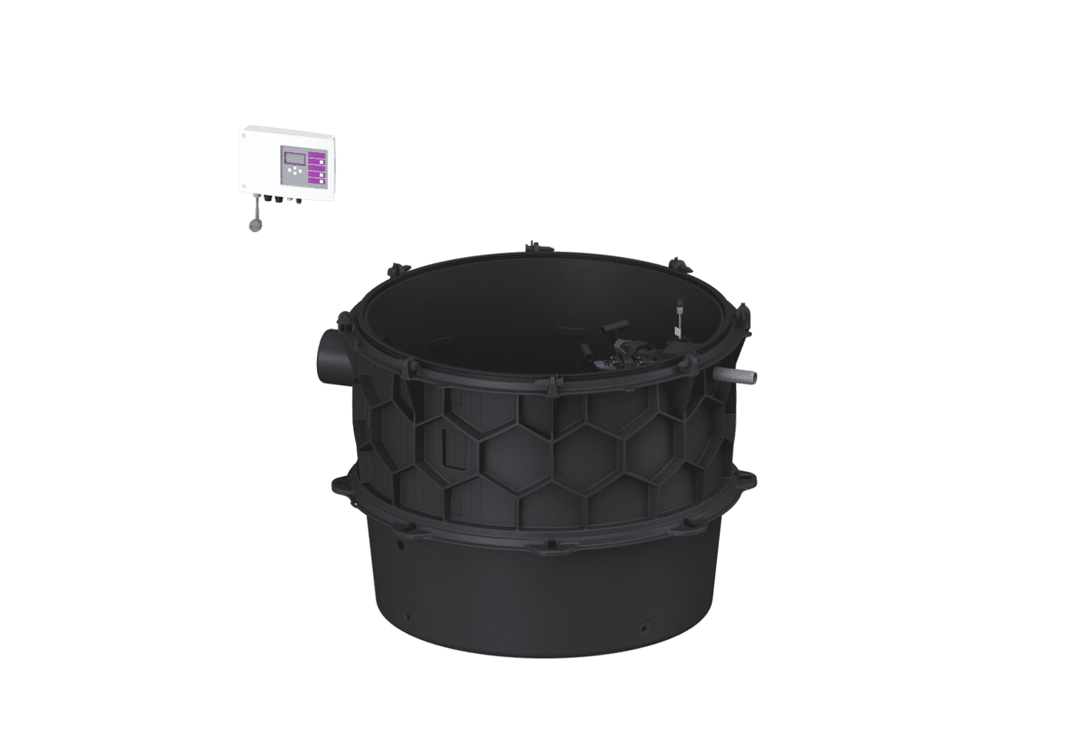 KESSEL-Pumpstation Aquapump XL Duo, GTF 600-S1, Tauchglocke