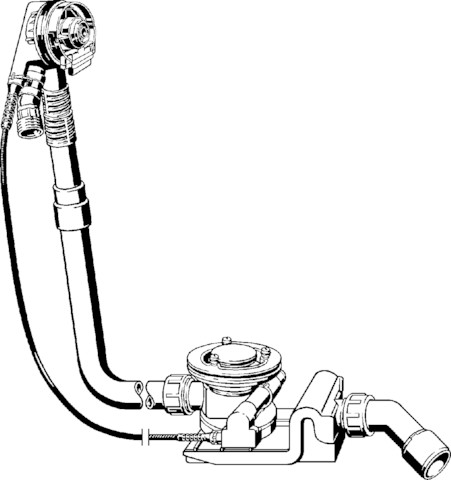 Viega Funktionseinheit Rotaplex Trio 6141.62 in 725mmxDN40/50 weiß