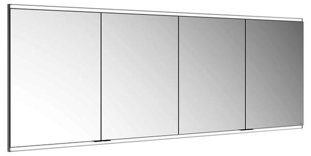 KEUCO Royal Modular 2.0 SPS, bel. 80041, Einb,4Steckd,sb-elox,2100x700x160mm