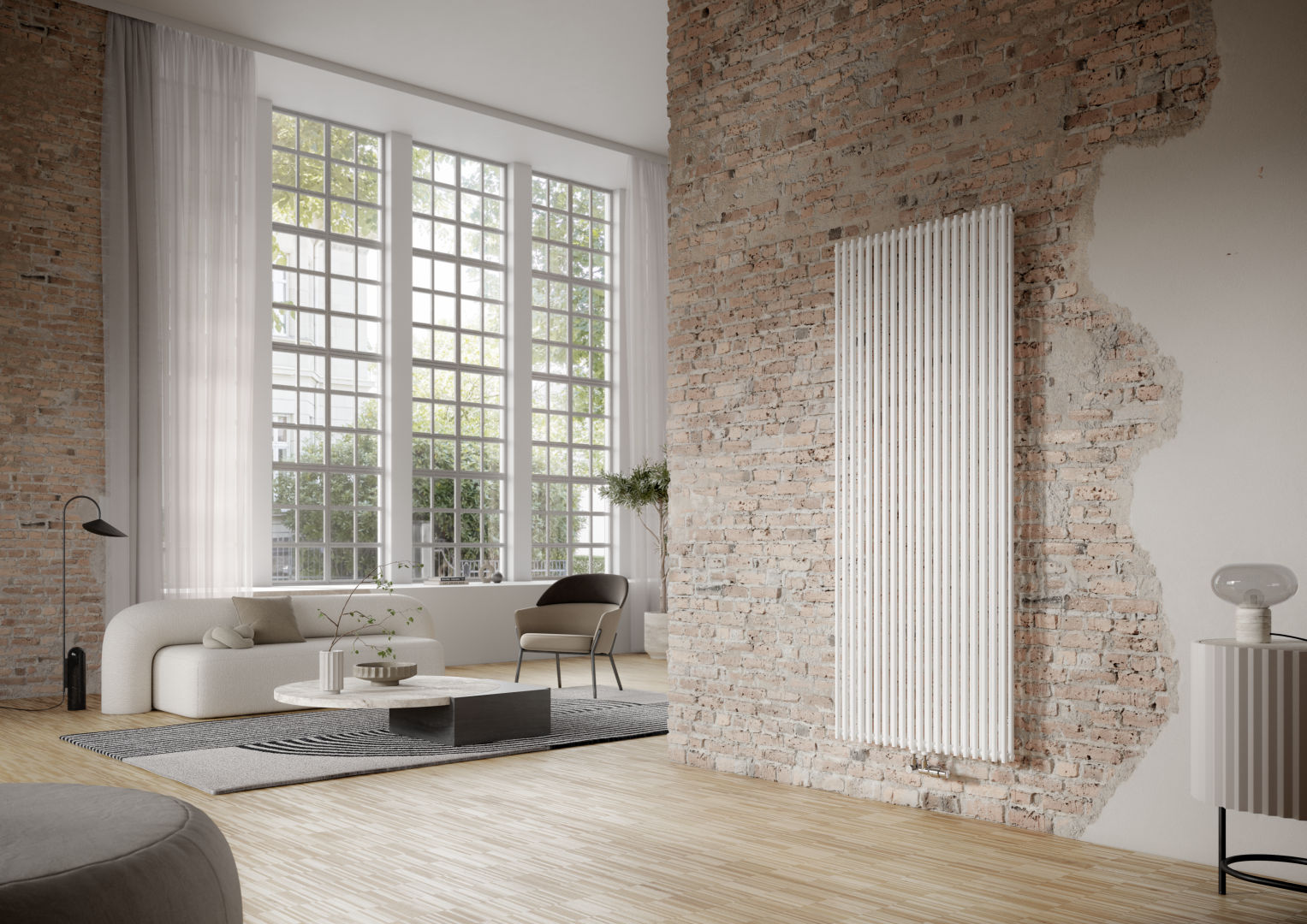 Kermi Pio 1800x800x64 mm QN=2362 W,zweilagig,RAL9016,ANB12