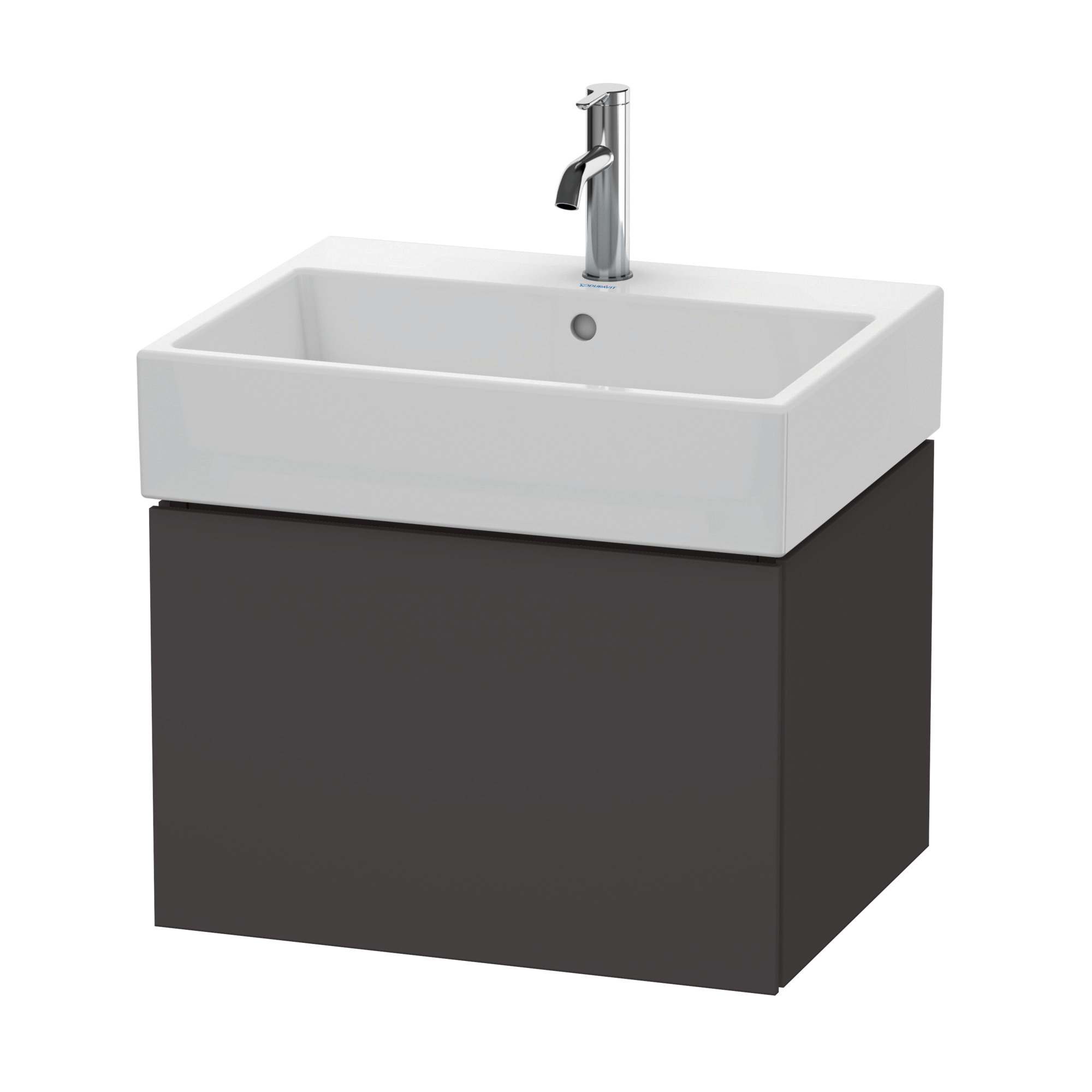 Duravit WTU L-Cube 394x584x459mm 1 Auszug, graphit supermatt
