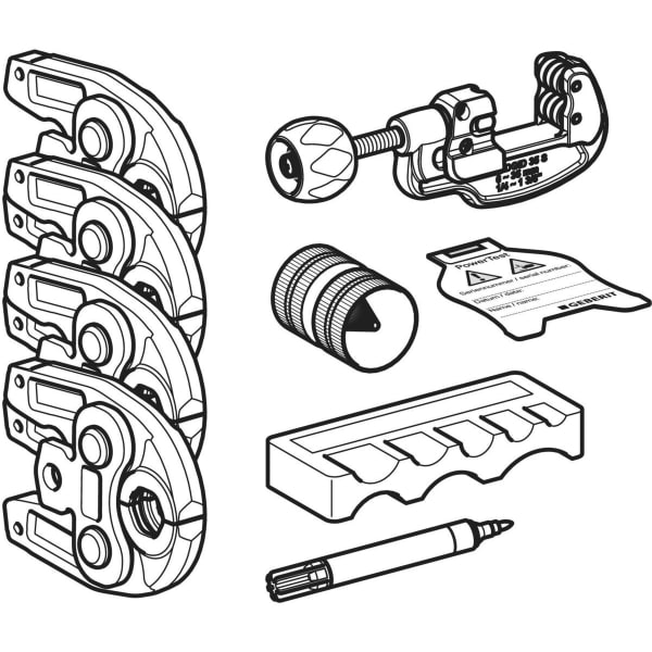 Geberit Mapress Pressbackenset d15/22-35 Geberit Kompatibilität (1)
