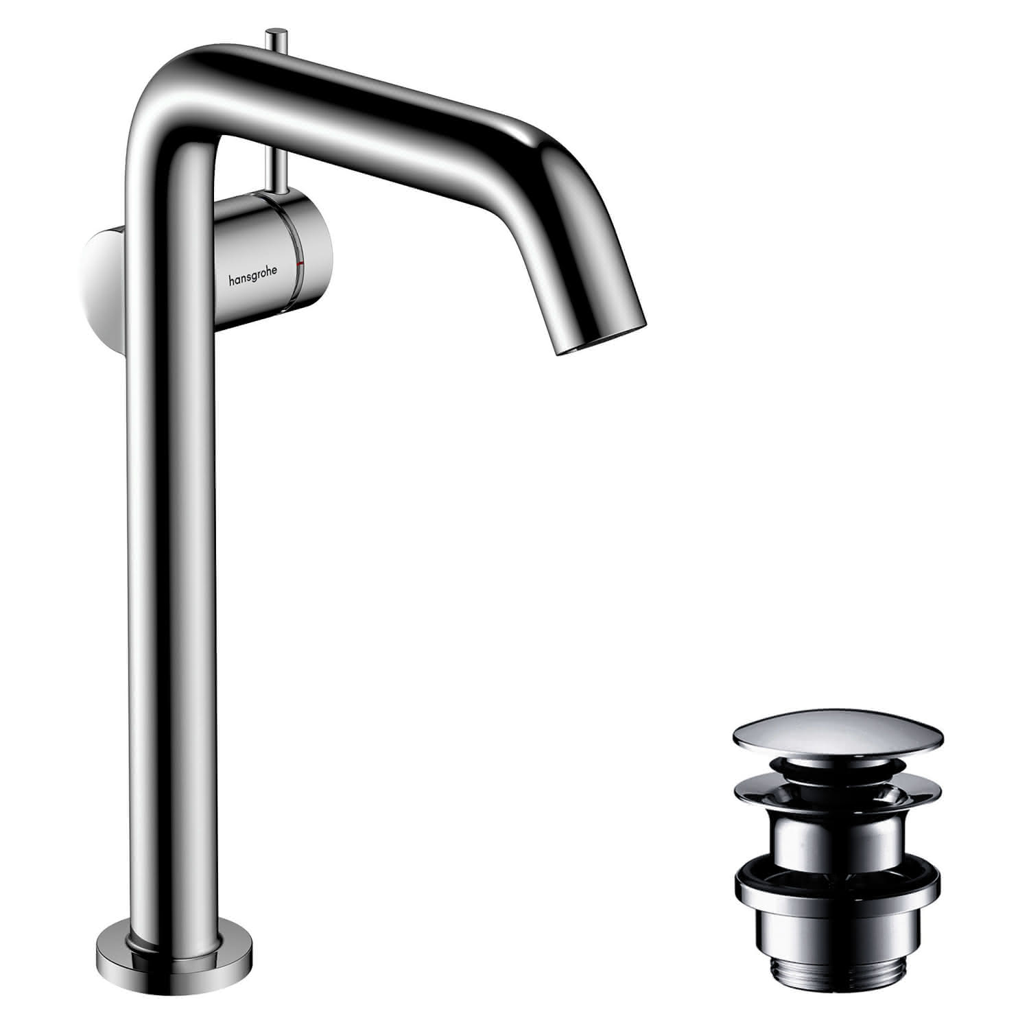 Hansgrohe WTM 240 Tecturis S Fine CoolStart mit Push-Open Ablaufgarnitur chrom