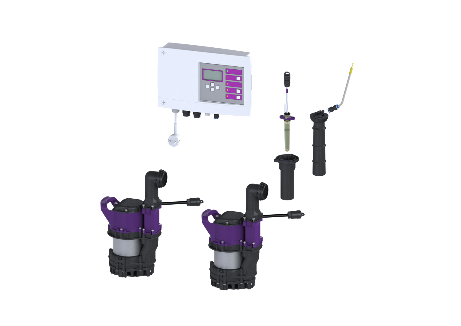 KESSEL-Technikkit Aqualift M Underfloor GTF 500 Duo Tronic