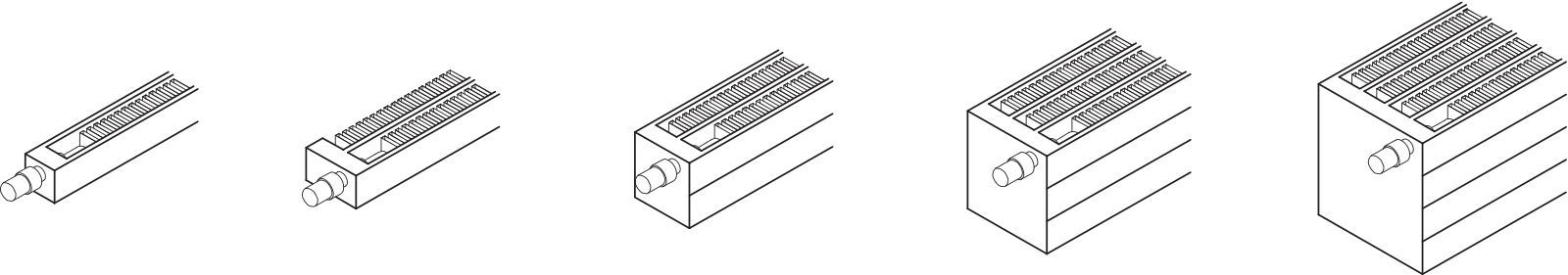 Kermi V-Konvektor Typ32 BH70x133x6000mm QN3558, weiß, 6 bar, m. Abd., Vent. re