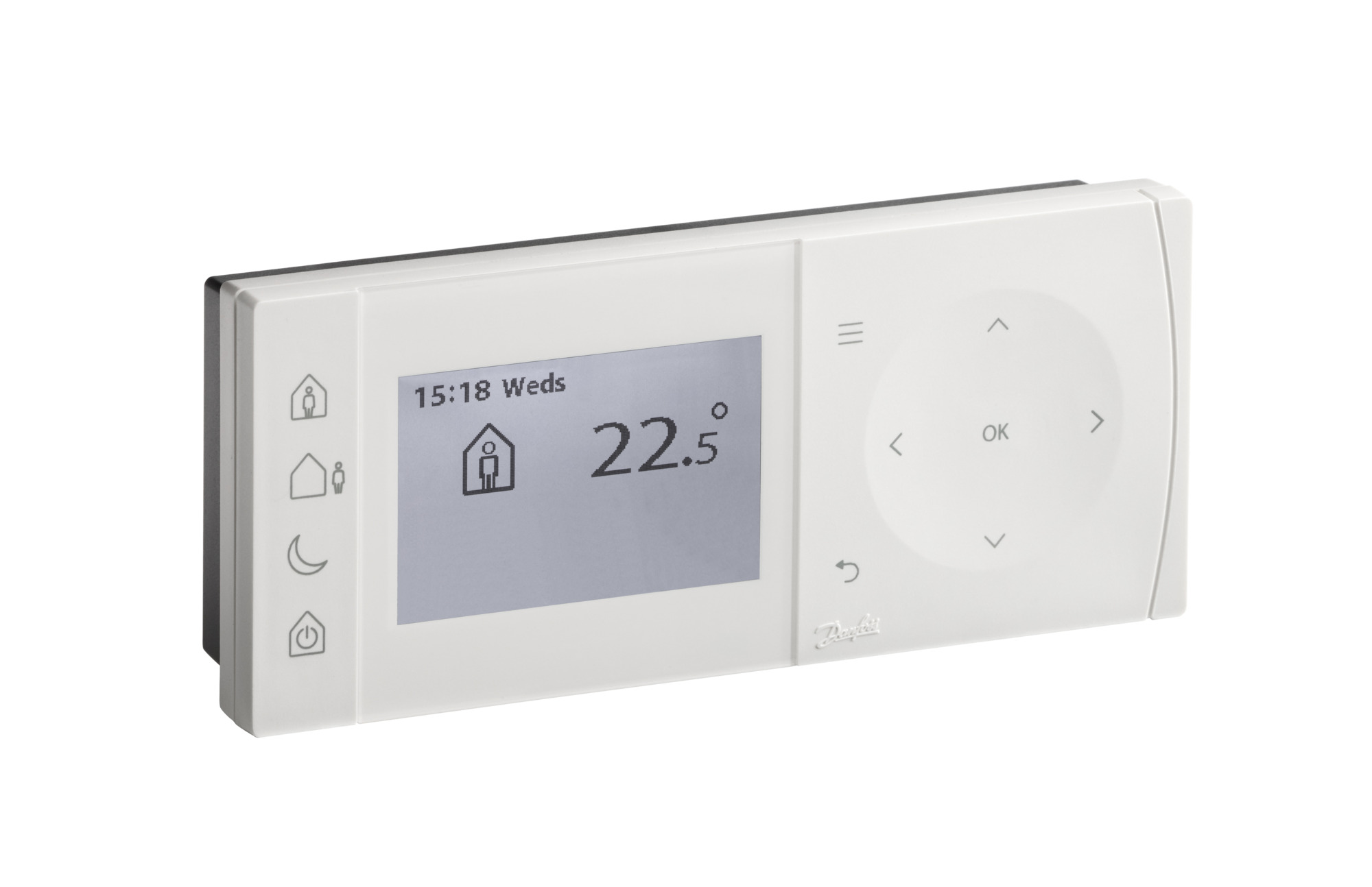 Danfoss progr. RaumthermostatTPOne RF Funksteuerung, 7-Tage-Programm, 2x1,5V