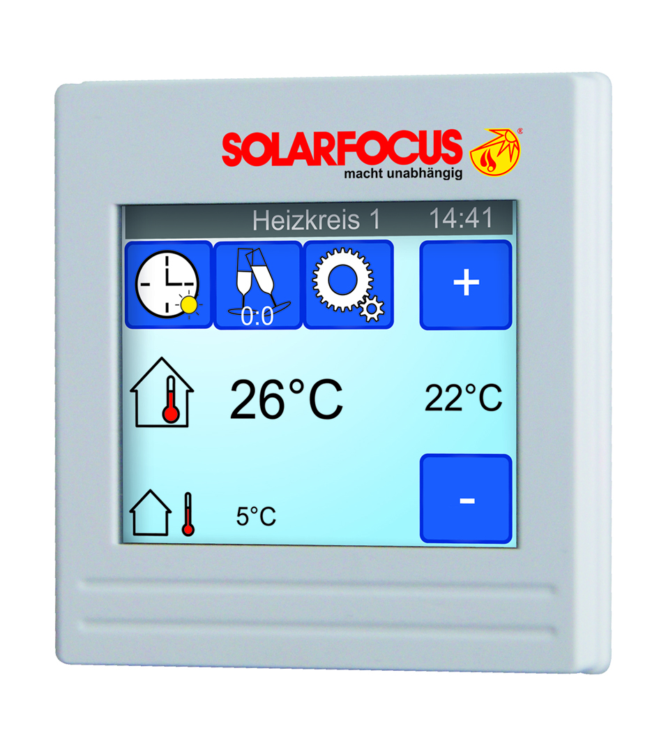 SOLARFOCUS RAUMBEDIENGERÄT 3,5“ ecomanager-touch SOLARFOCUS RAUMBEDIENGERÄT 3,5“ ecomanager-touch
