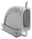 Vaillant Bogen flach 90 Grd. horizontal 52 x 132 mm mit Dichtungen Vaillant Bogen flach 90 Grd. horizontal 52 x 132 mm mit Dichtungen