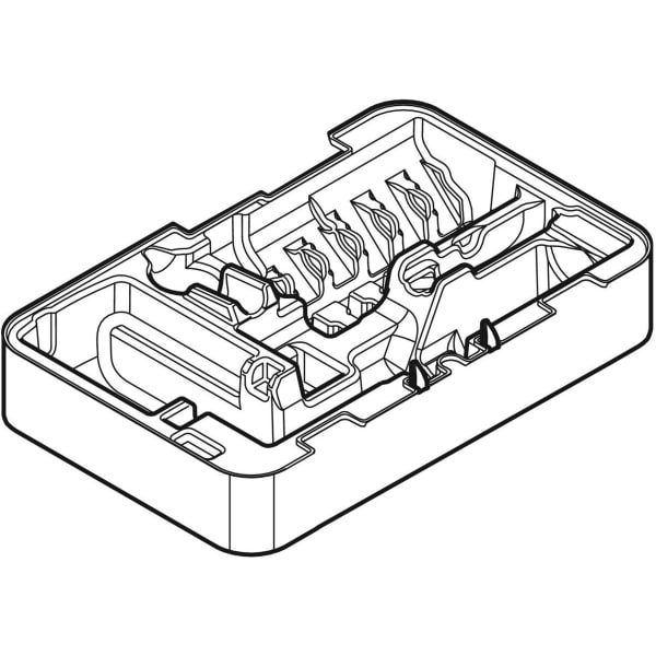 Geberit Koffereinsatz 20A-V für Pressgeräte Kompatibilität (2), (3) Akkubetrieb Geberit Koffereinsatz 20A-V für Pressgeräte Kompatibilität (2), (3) Akkubetrieb