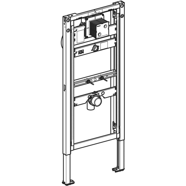 Geberit Duofix Element f. Urinal, 112-130 cm universell